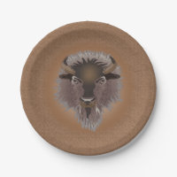 Rustic Western Plains Bison