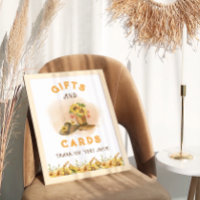 Rustic Western Rodeo Baby Shower Gifts Sign