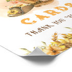 Rustic Western Rodeo Baby Shower Gifts Sign