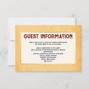 Rustic Western Wedding 🤠 Country Charm Invitation