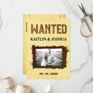 Rustic Western Wedding 🤠 Country Charm Wedding  Programme