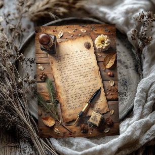 Rustic Western wild west old letter pen stamp  Tissue Paper
