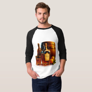 Rustic Whiskey Barrel Raglan T-Shirt – Vintage Pub