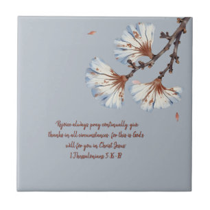Rustic Whispering Petals Tile