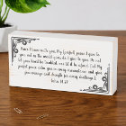 Rustic White Vintage Black Corner Frame Scripture
