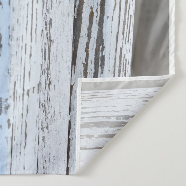 Rustic White Wood Photography Backdrop Tapestry (Detail)