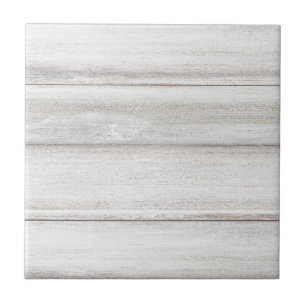 Rustic White Wood Wooden Look Tile