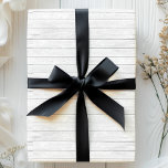 Rustic White Wood Wrapping Paper<br><div class="desc">Wrap your wedding gifts in rustic elegance with this whitewashed wood grain wrapping paper. The subtle texture and natural charm create a warm and inviting feel,  perfect for adding a touch of countryside chic to your special day. Made from high-quality paper,  this gift wrap will complement any wedding theme.</div>