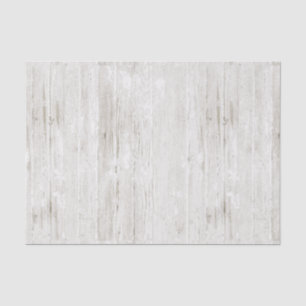 Rustic Whitewashed Wood Tissue Paper