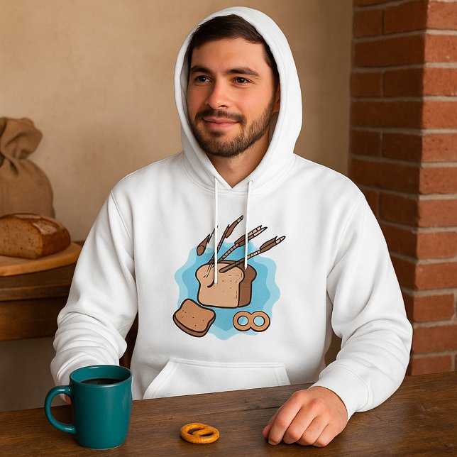 Rustic Whole Grain Bread Farmhouse Food Hoodie (Creator Uploaded)