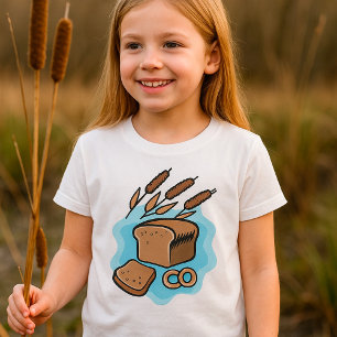 Rustic Whole Grain Bread Farmhouse Food T-Shirt