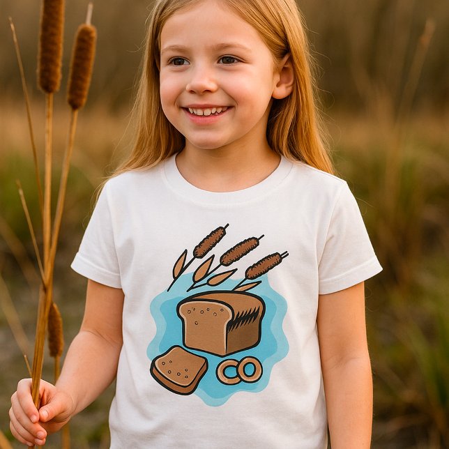 Rustic Whole Grain Bread Farmhouse Food T-Shirt (Creator Uploaded)