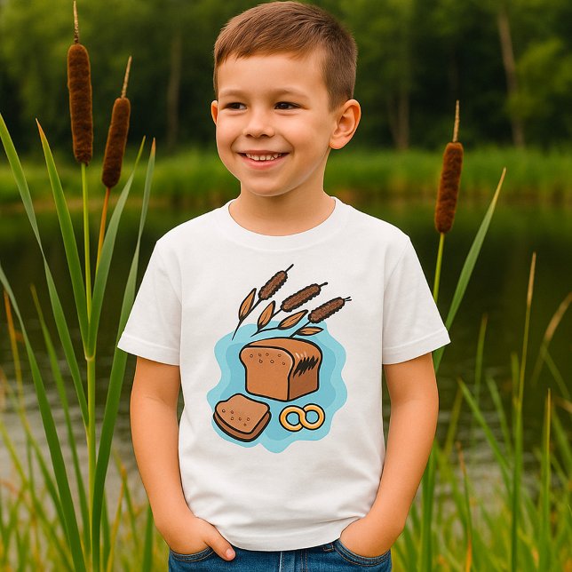 Rustic Whole Grain Bread Farmhouse Food T-Shirt (Creator Uploaded)