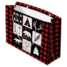 Rustic Wilderness & Animals Buffalo Check Plaid