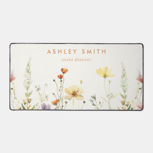 Rustic Wildflower Desk Mat