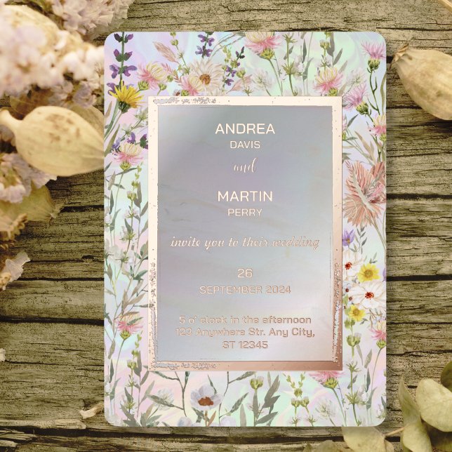 Rustic Wildflower Pastel Garden Wedding  (Creator Uploaded)