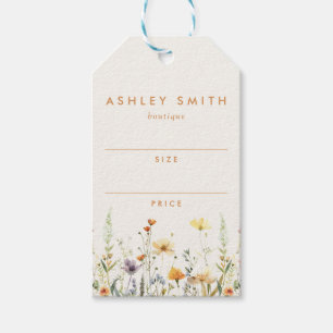 Rustic Wildflower Price Tag