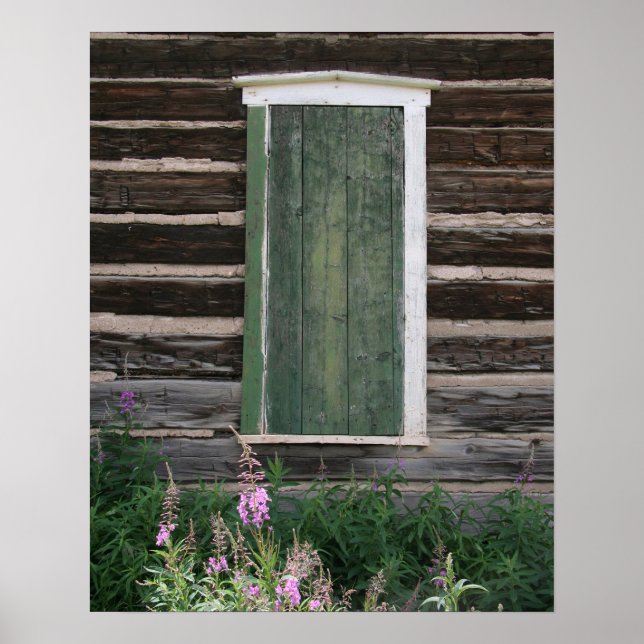 Rustic Window 16x20 Poster (Front)