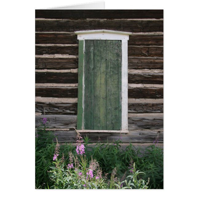 Rustic Window Card (Front)