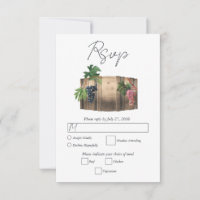 Rustic Wine Barrel Winery Vineyard Wedding
