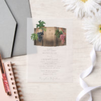 Rustic Wine Barrel Winery Vineyard Wedding