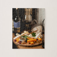Rustic Wine Cheese Platter Tasty Food