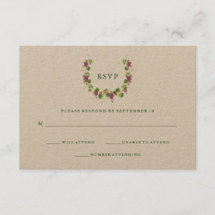 Rustic Winery   Kraft Wedding Response