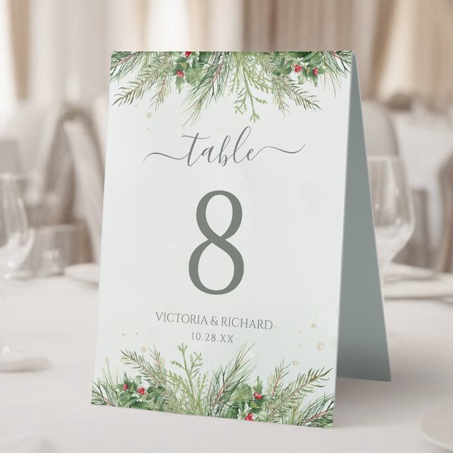 Rustic Winter Berries Pine Cone Greenery Wedding (Creator Uploaded)