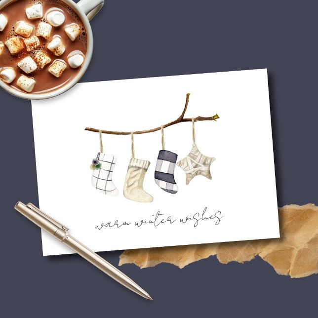 Rustic Winter Holiday Corporate (Rustic Winter Holiday Corporate Cards for Christmas)
