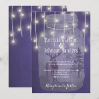 Rustic Winter Wonderland Lights Chalkboard Wedding