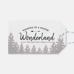 Rustic Winter Wonderland   Woodland Holiday Gift Tags