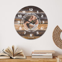 Rustic Wood 5th Wedding Anniversary Photo