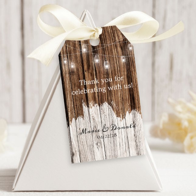 Rustic Wood and Lanterns Gift Tags (Creator Uploaded)