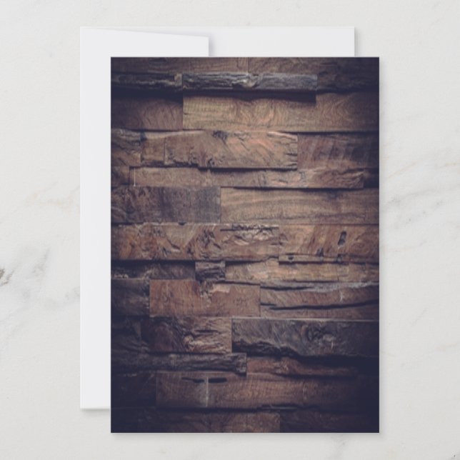 Rustic Wood Barn Outdoor Wedding-Bridal TEMPLATE (Front)