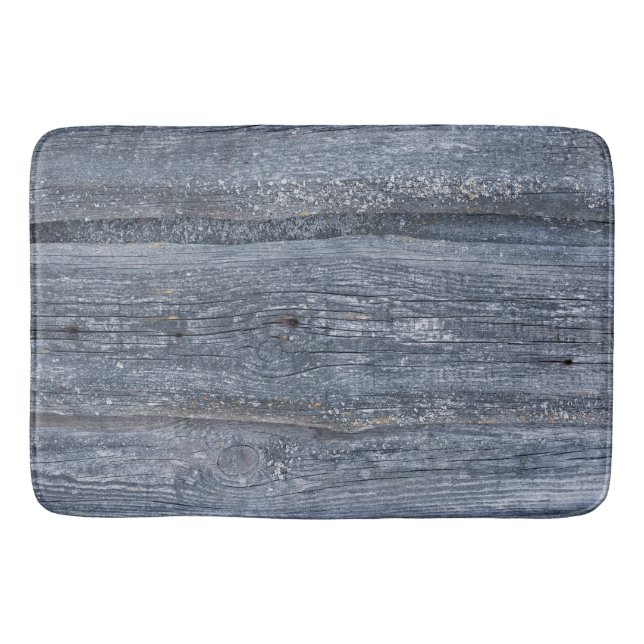 Rustic Wood Bath Mat (Front)