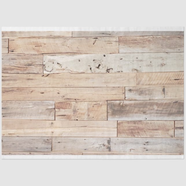 Rustic Wood Decoupage Paper (Front)