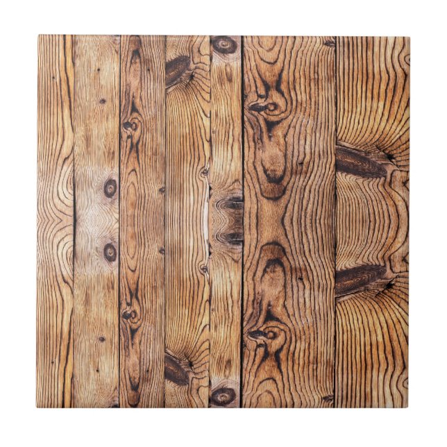 Rustic Wood Effect Ceramic Tiles (Front)