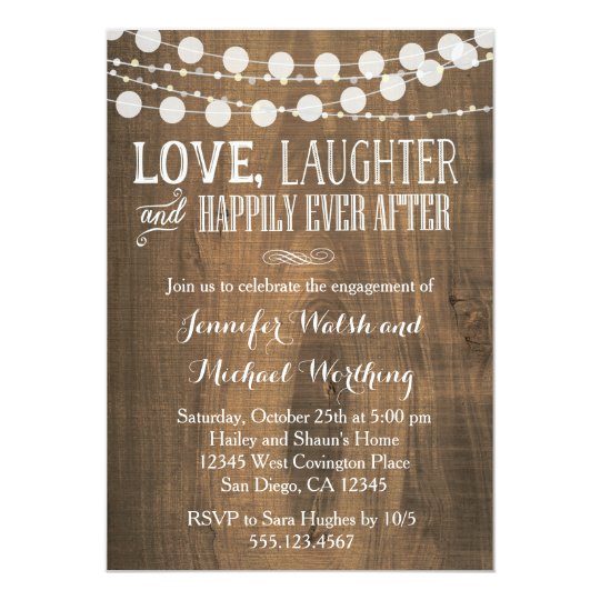 Rustic Party Invitations 7