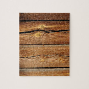 Rustic Wood Grain Boards Design Country Gifts Jigsaw Puzzle