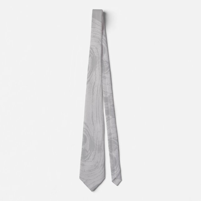 Rustic Wood Grain Wooden Country Nature Wedding Tie (Front)