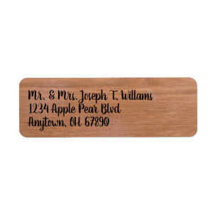 Rustic Wood Labels