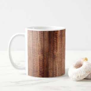 Rustic Wood-look Coffee Mug