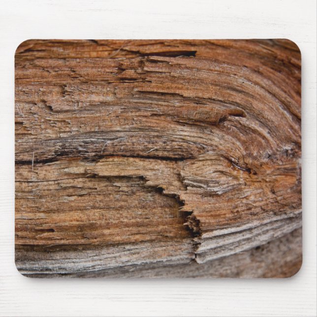 Rustic wood mouse mat (Front)