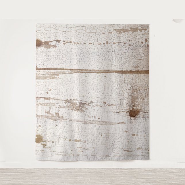 Rustic Wood Photo Backdrop Tapestry (Front)