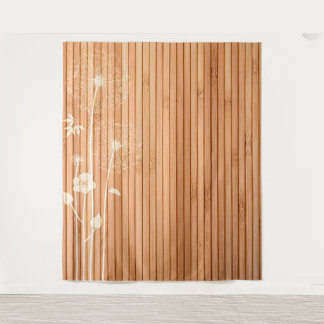 RUSTIC WOOD Photo BackdropTapestry Tapestry