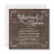 Rustic Wood Rehearsal Dinner Invitations