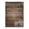 Rustic Wood Save The Date
