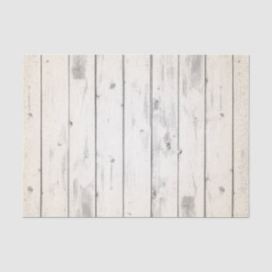 Rustic Wood Shabby Chic Weathered Barn Boards Tissue Paper