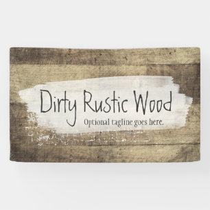 Rustic Wood Shabby Grunge Vintage Boards Banner