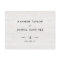 Rustic Wood Simple Modern Minimalist Save the Date